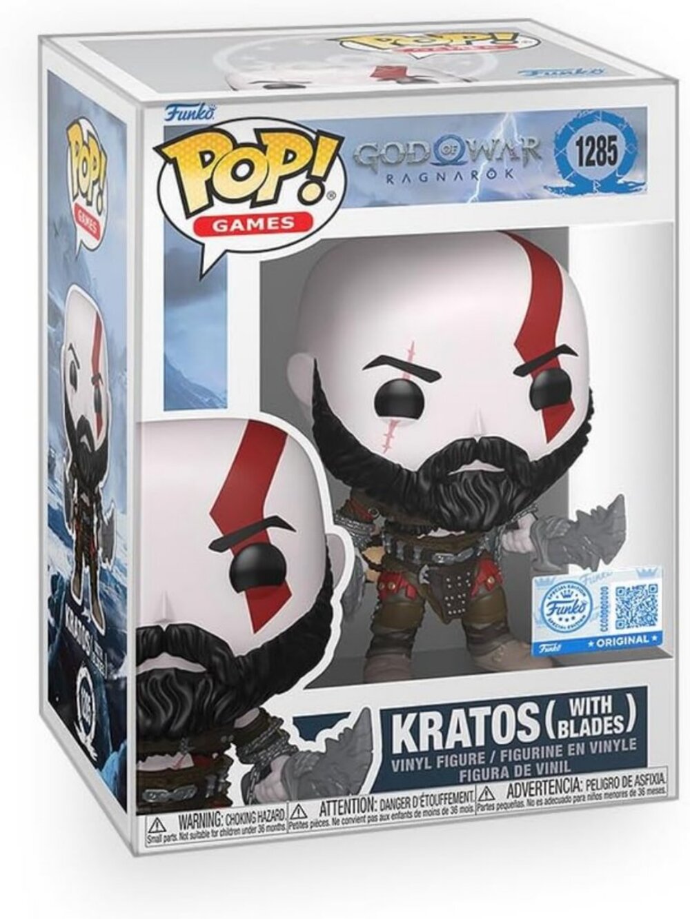 Epic Collectibles Vinyl Figure - Kratos with Blades from God of War, Action